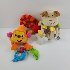 Baby Activity set of 2 Spiral Hanging Toy Pushchair Stroller Bedding Car Seat